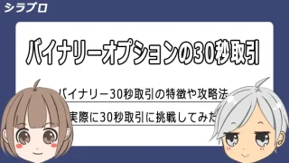 バイナリーオプション30秒取引の解説