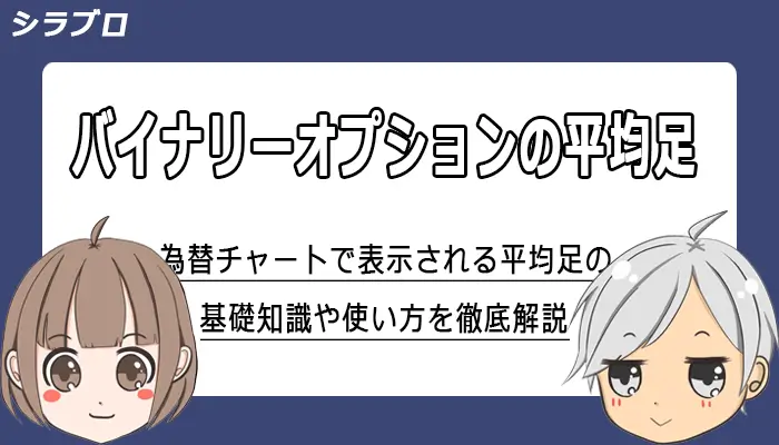 バイナリーオプションの平均足を解説