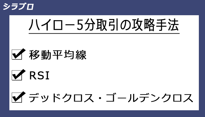 5分取引の攻略手法
