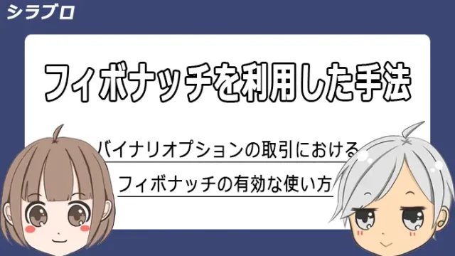 フィボナッチを利用したバイナリオプション取引手法