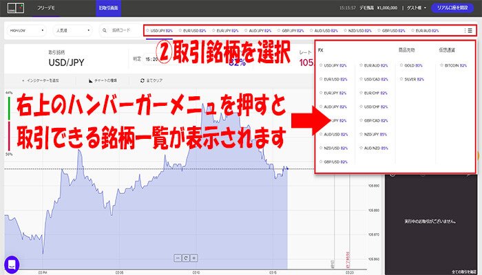 フリーデモ使い方