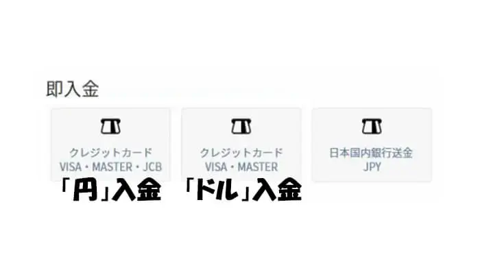 クレジットカード入金手順