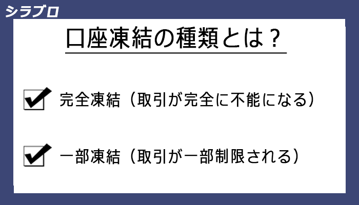 ゼントレーダーの口座凍結種類