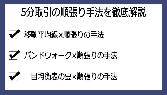 5分取引の順張り手法を解説