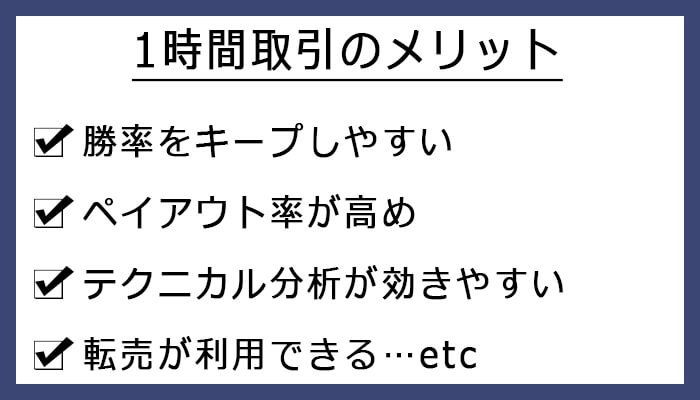 1時間取引のメリット