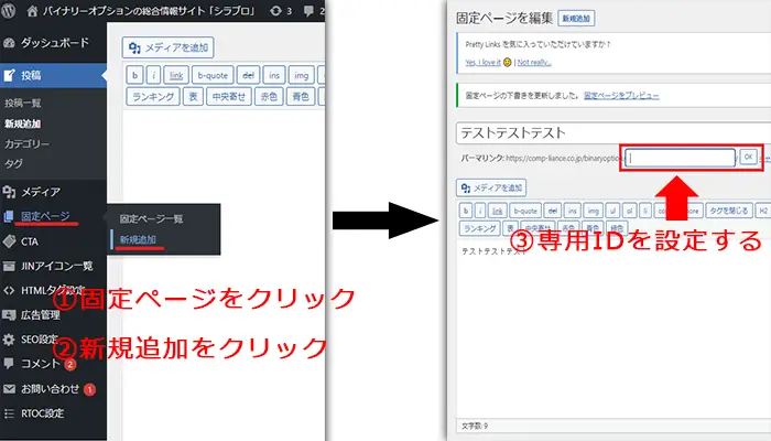 アフィリエイト手順