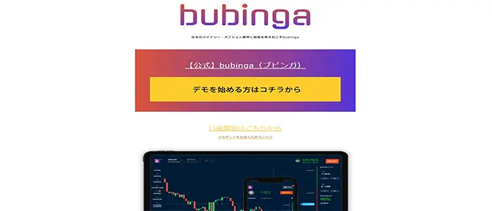ブビンガバイナリーの偽サイト